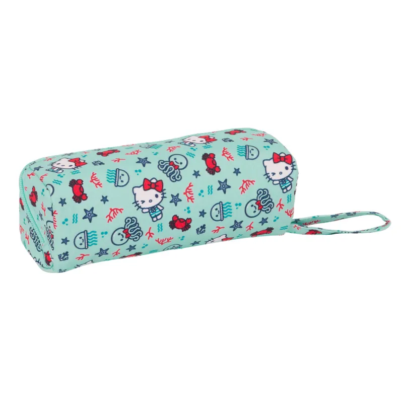 Школьный пенал Hello Kitty Sea lovers бирюзовый 22 x 10 x 10 cm